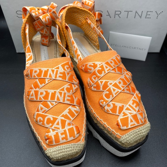 Stella McCartney Shoes - 🎊Host Pick🪅Stella McCartney Women’s Gaia Canvas Espadrilles Size 38 AUTHENTIC